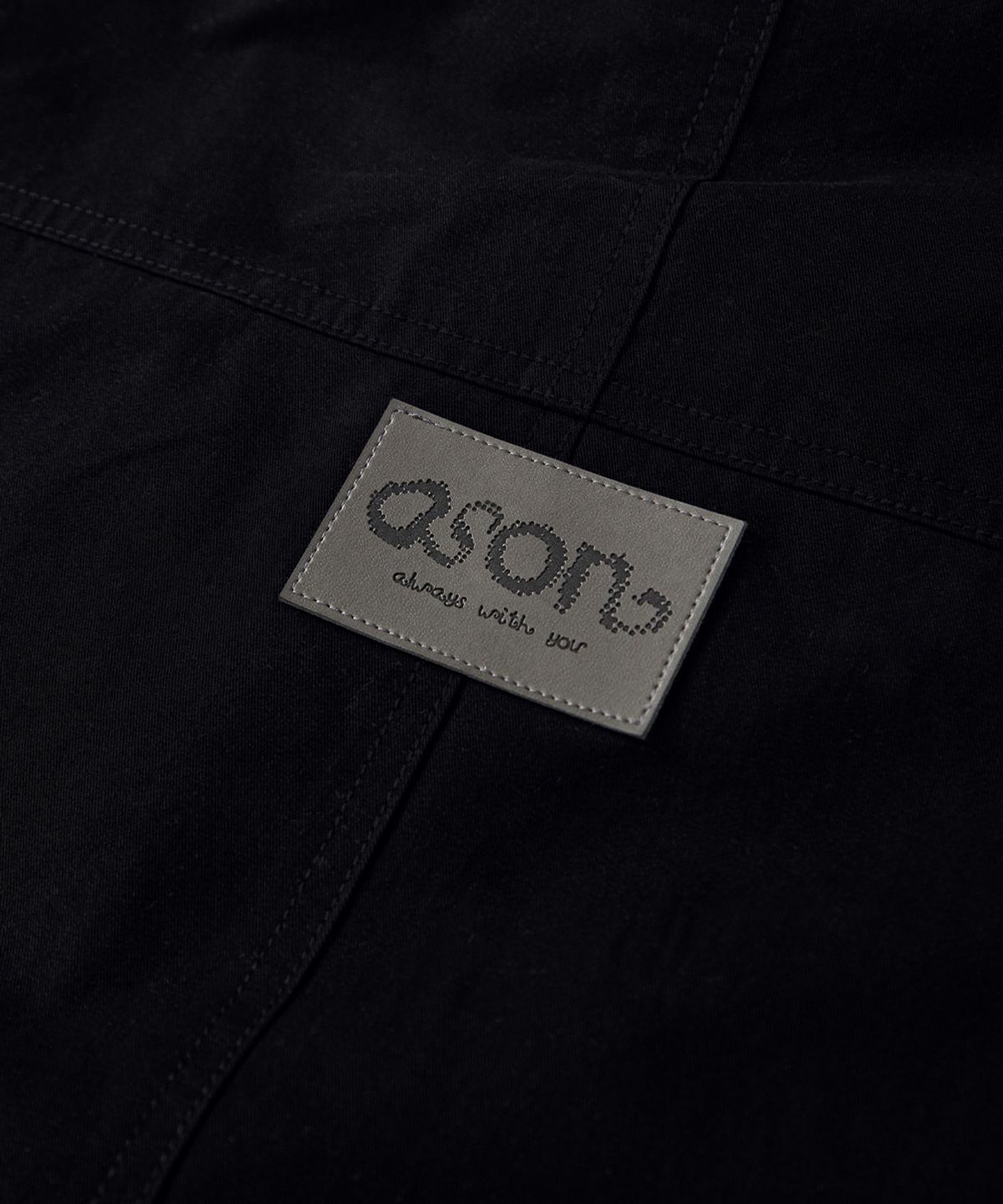 애즈온(ASON) FLINT WASHED FIELD JACKET / BLACK