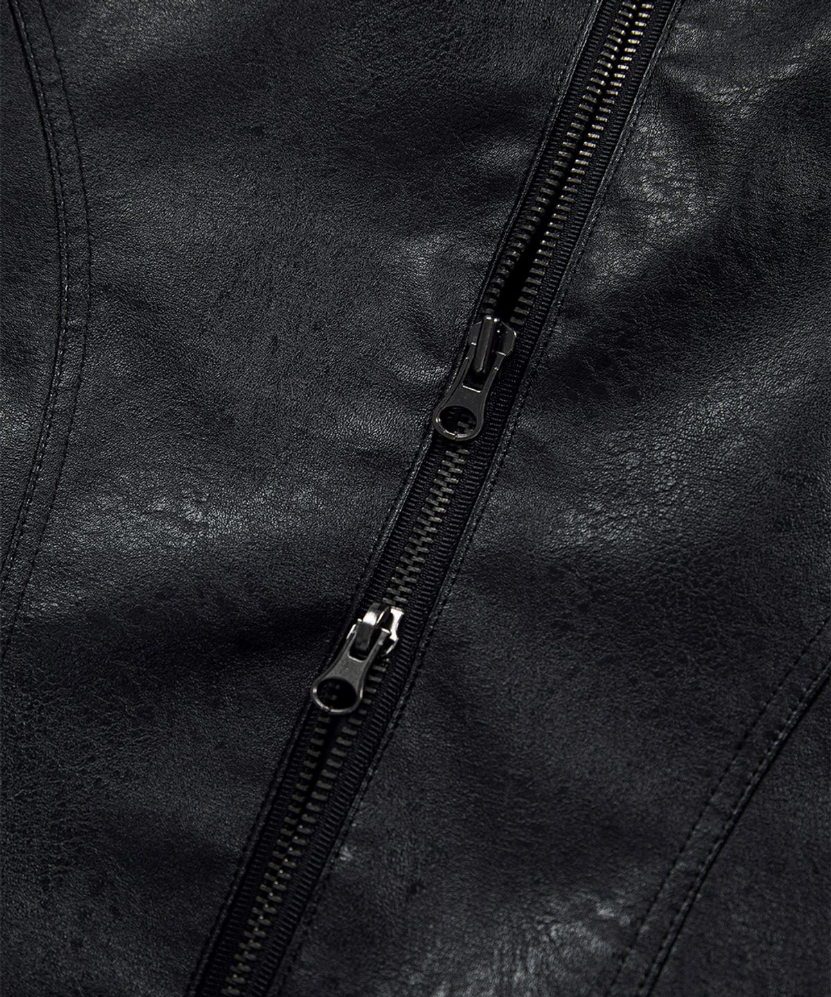 애즈온(ASON) NOX CONTOUR LEATHER JACKET / BLACK