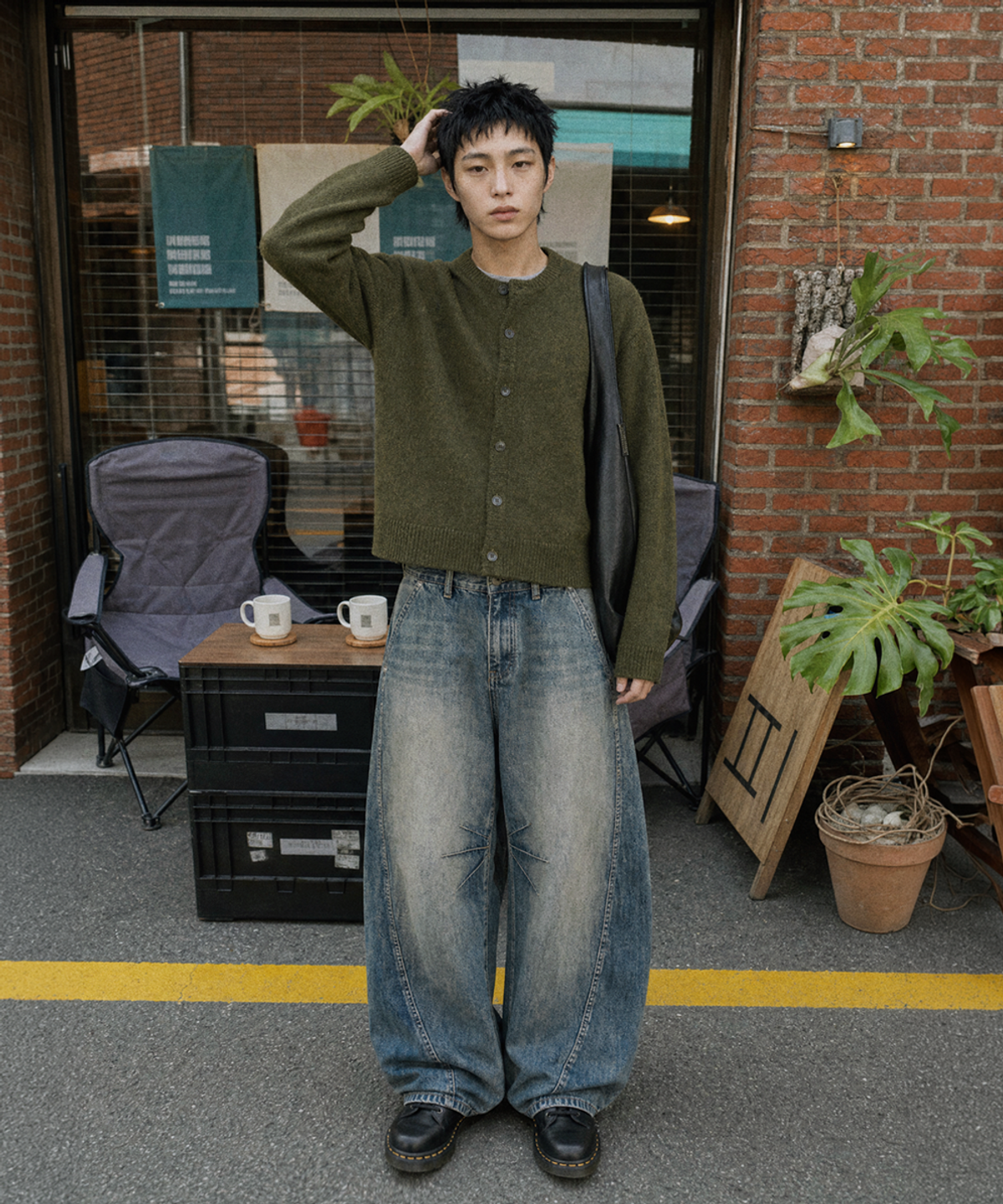 어널러코드(ANOLORCODE) 에스티 크롭가디건 (3color)
