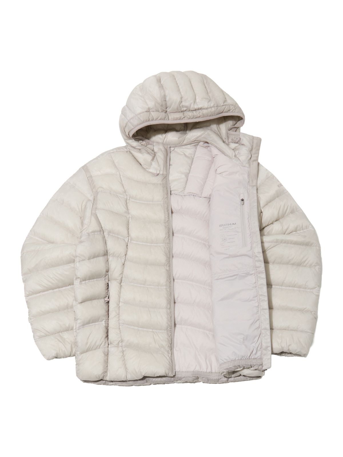 아이더(EIDER) GRATINUM (그래티넘) UNI 라이트 다운 자켓_Light Beige
