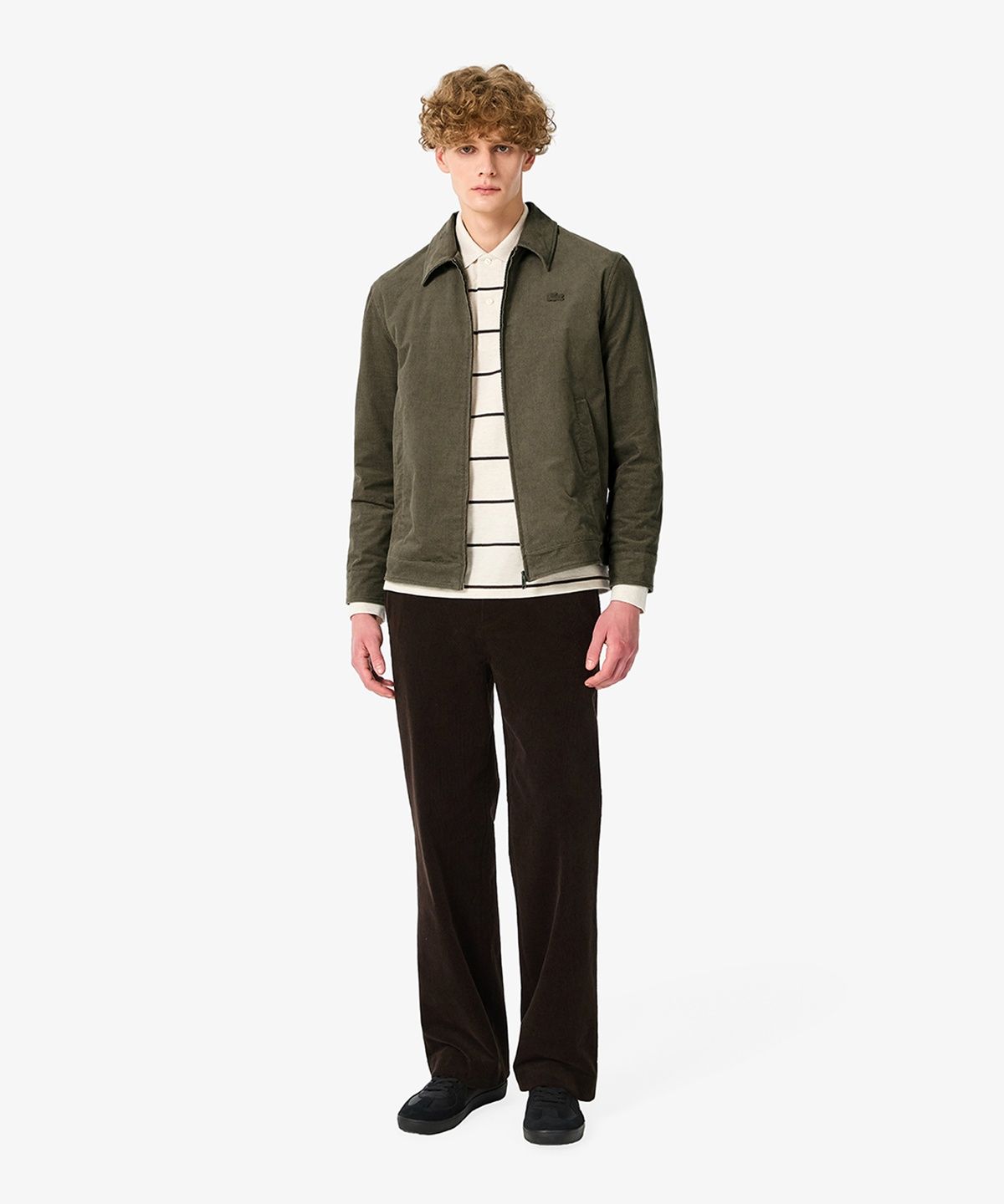 라코스테(LACOSTE) 남성 코듀로이 몰스킨 드리즐러 자켓 BH446E-56N 02S