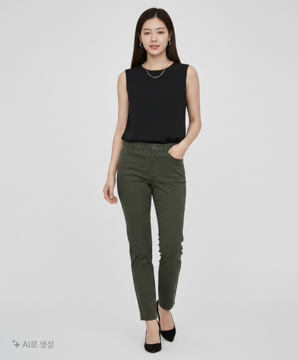 유니클로(UNIQLO) 코튼 팬츠 XL