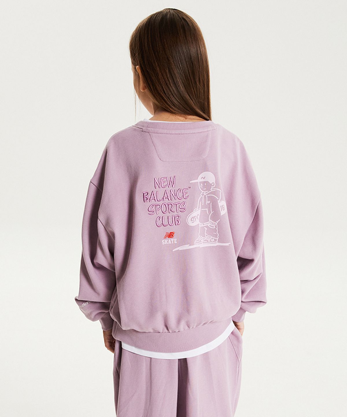 뉴발란스 키즈(NEWBALANCEKIDS) [3PCS] 일러스트 스웻 세트 NK9YG4902U76