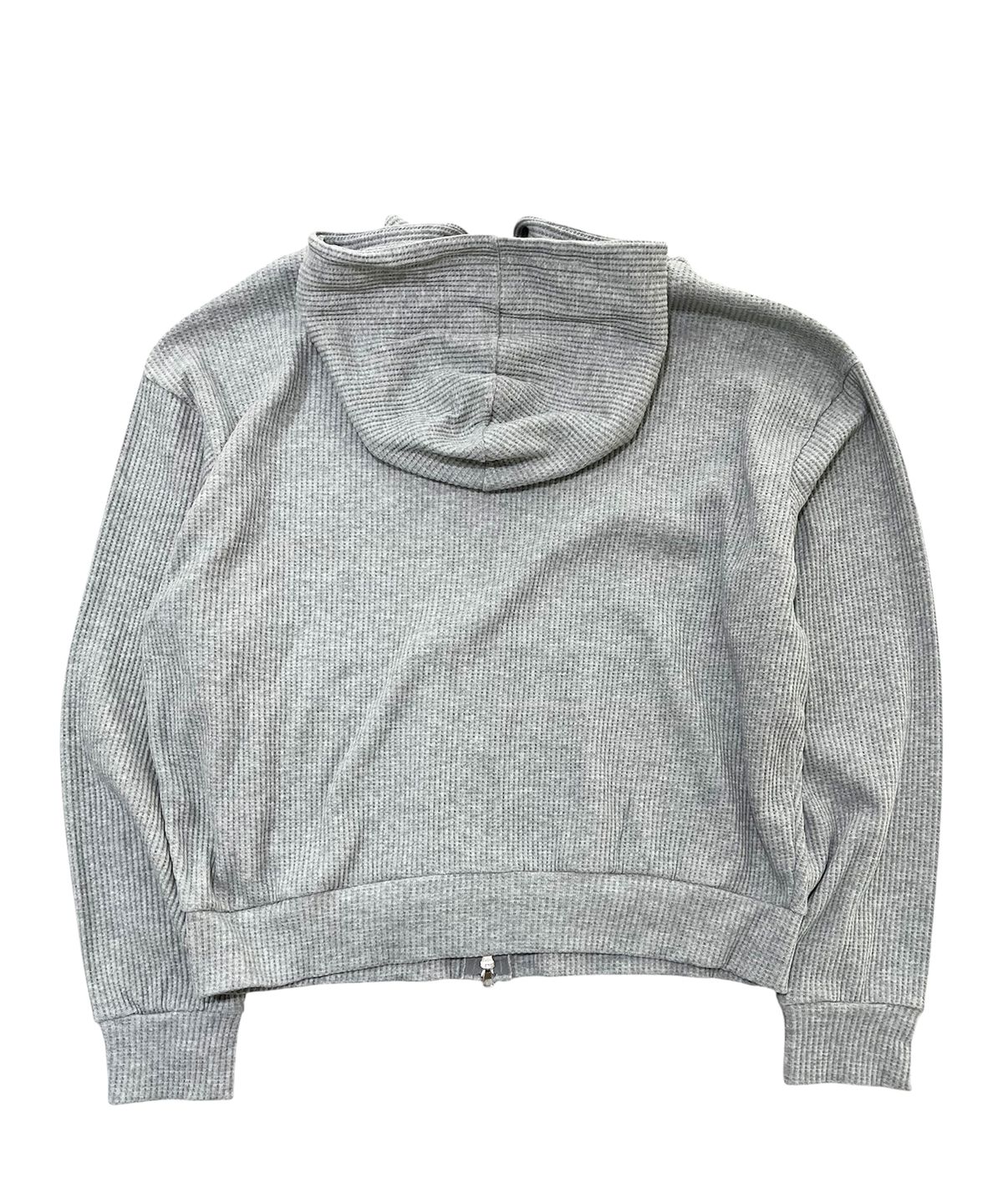 스케이터락(SK8ER ROCK) Collage Logo Waffle Hood Zip-Up (Melange gray)