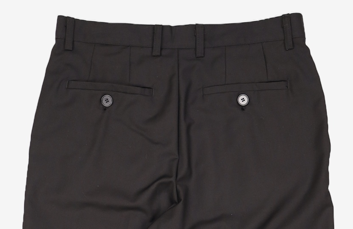 노매뉴얼(NOMANUAL) OPEN TUCK PANTS - BLACK M