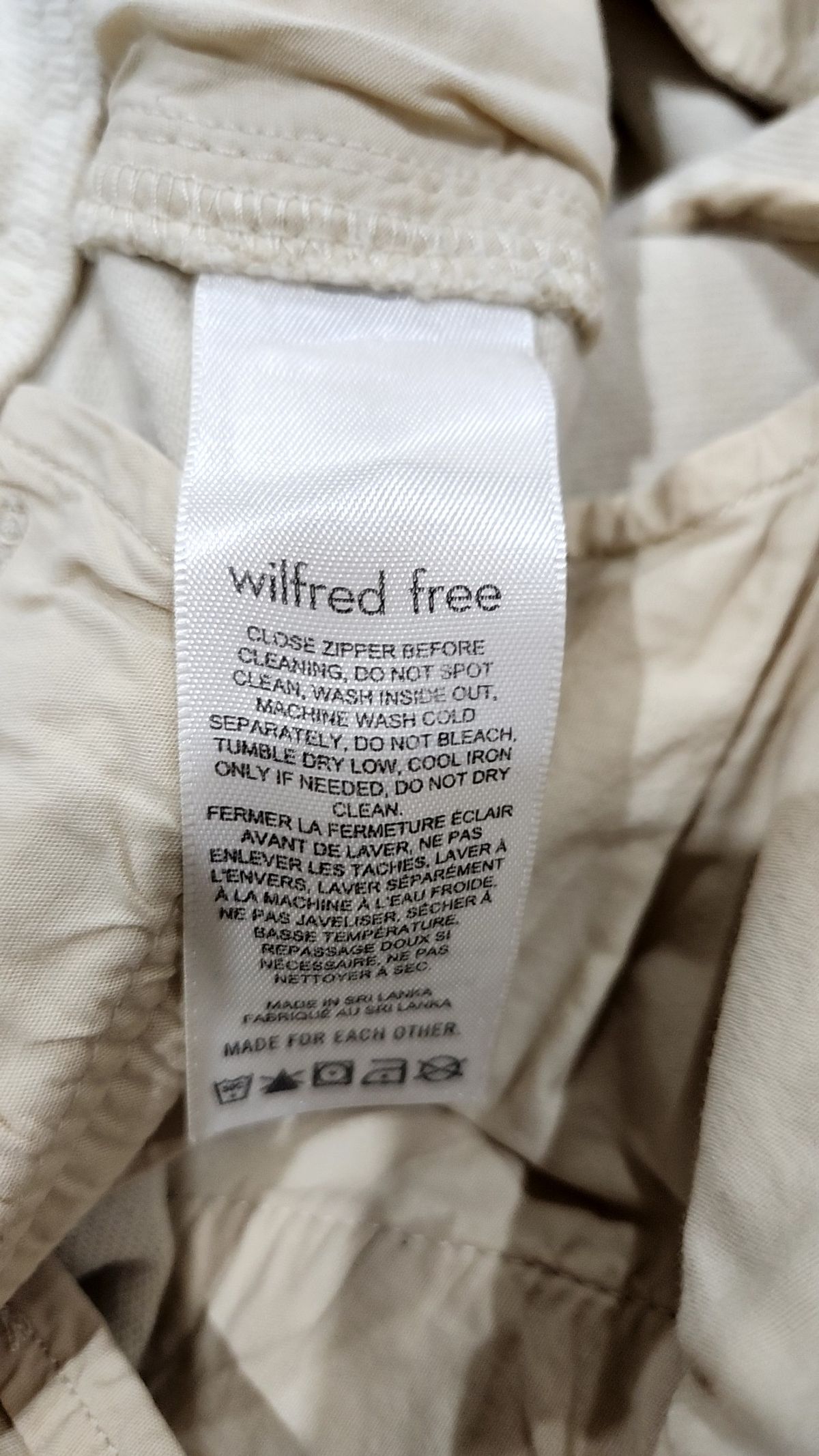 윌프레드(wilfred) 코튼 팬츠 0