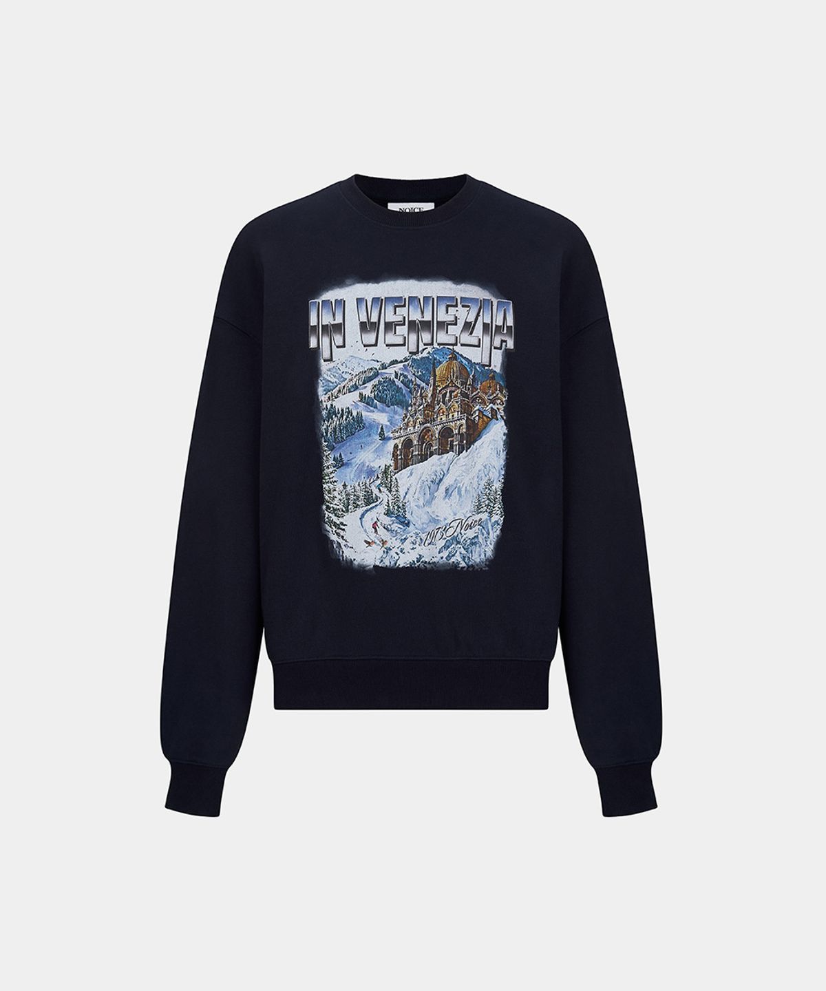 노이스(NOICE) IN VENEZIA GRAPHIC SWEATSHIRT - DARK NAVY