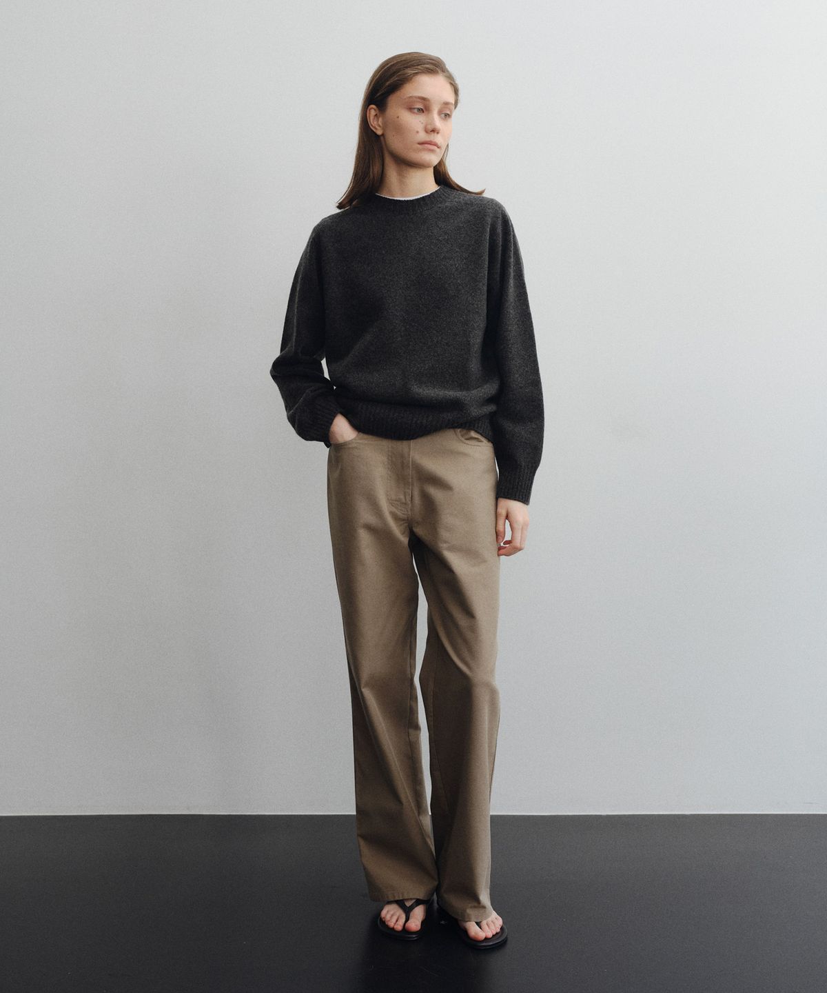 로트(LOTE) Wholegarment Fine Wool Knit_4 Color