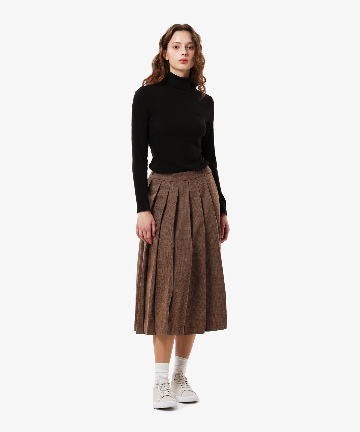 라코스테(LACOSTE) 여성 립 터틀넥 티셔츠 TF352E-56N 031