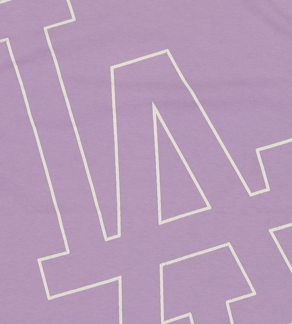 엠엘비(MLB) 메가로고 오버핏 반팔 티셔츠 LA (VIOLET) XS