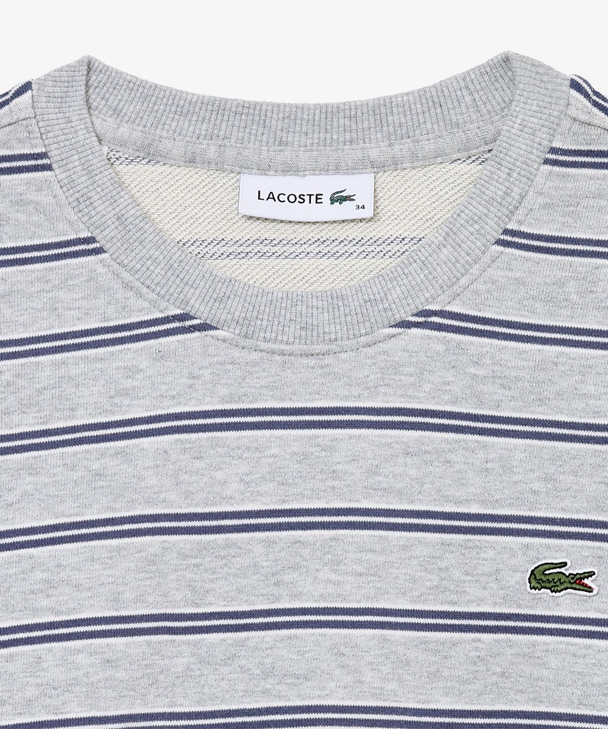 라코스테(LACOSTE) 여성 멀티 스트라이프 스웻셔츠 SF933E-56N CCA