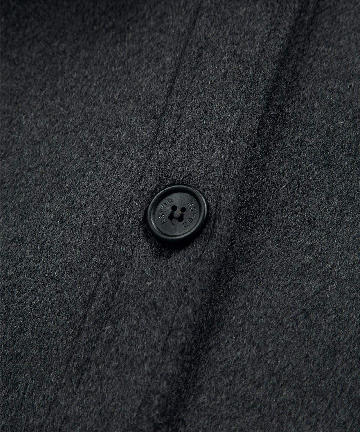 애즈온(ASON) MARLOW HIGH NECK COAT / CHARCOAL
