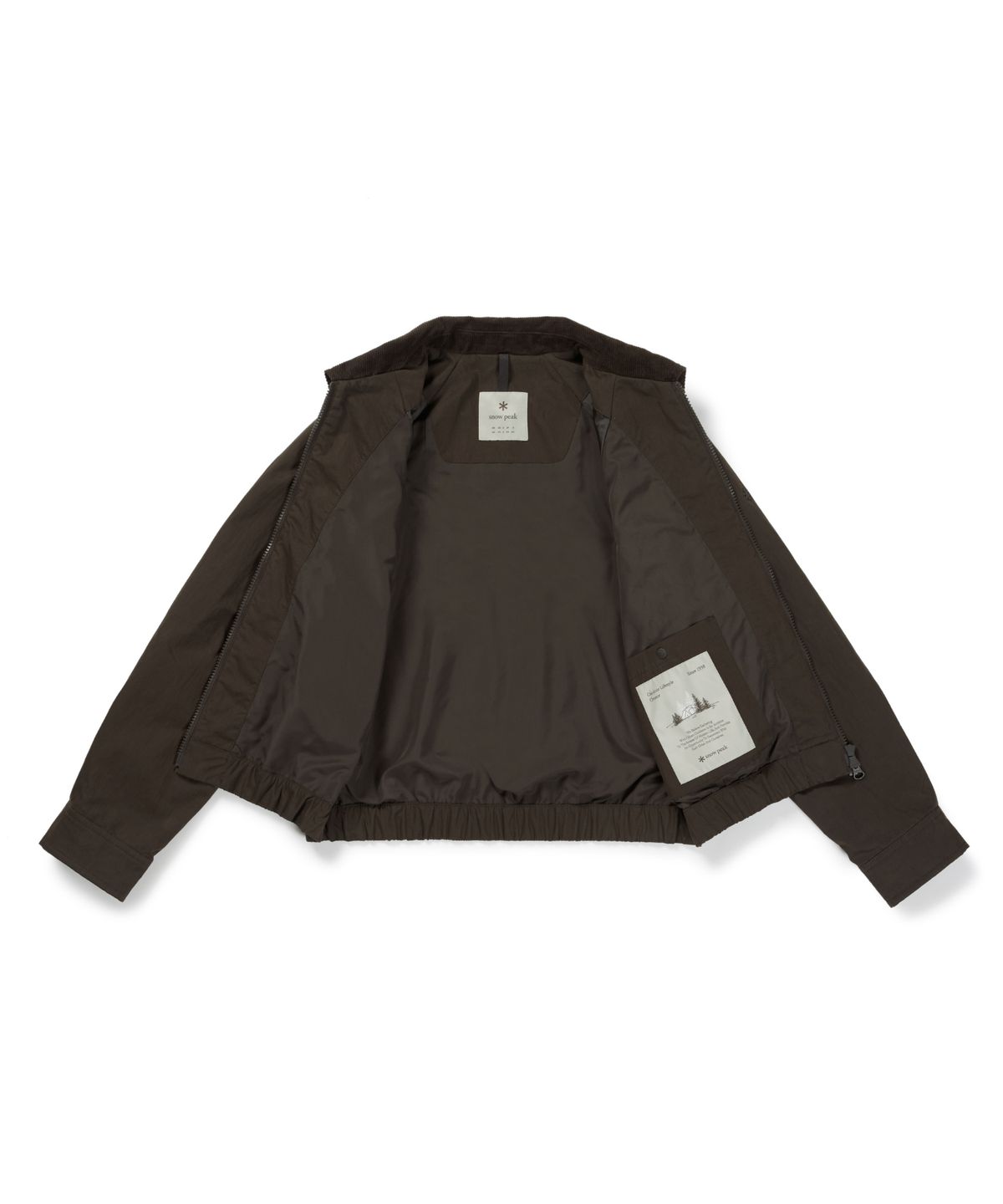 스노우피크 어패럴(SNOWPEAK APPAREL) 클랜드 여성 카라넥 자켓 (S26FWDJK93) Choco Brown