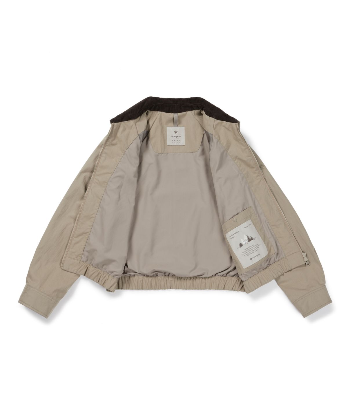 스노우피크 어패럴(SNOWPEAK APPAREL) 클랜드 여성 카라넥 자켓 (S26FWDJK93) Beige