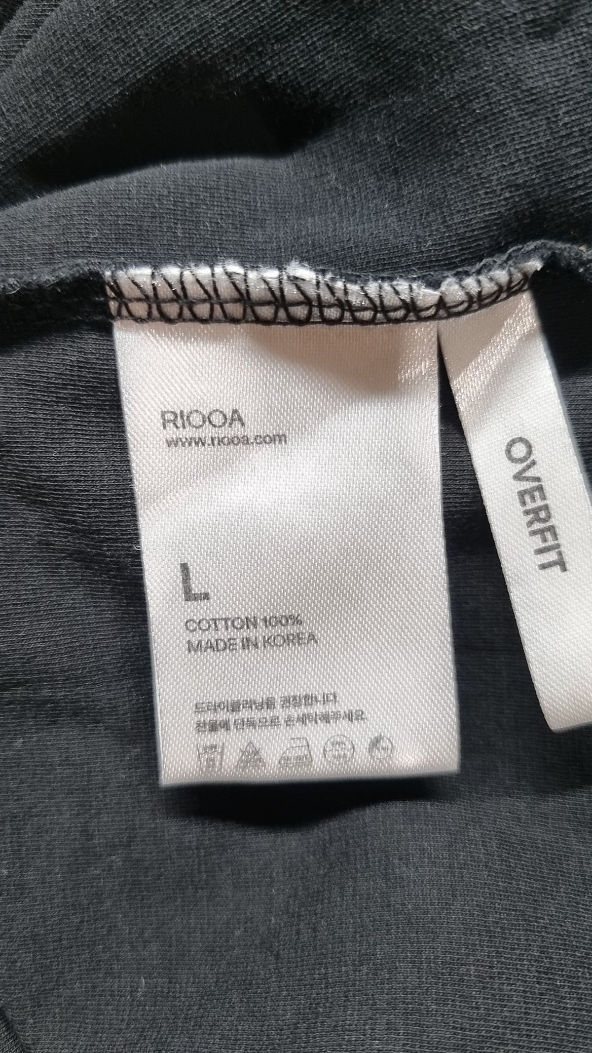 리우아(RIOOA) 반소매 티셔츠 L
