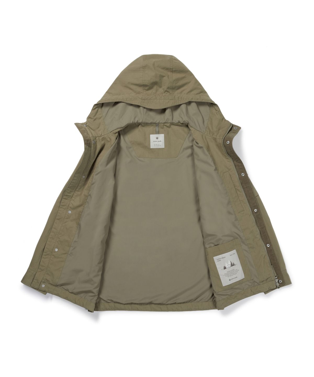 스노우피크 어패럴(SNOWPEAK APPAREL) 클랜드 자켓 (S26FMDJK90) Yellow Khaki