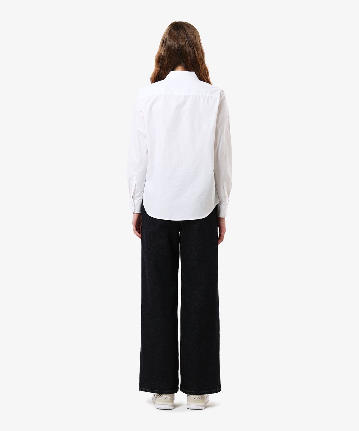 라코스테(LACOSTE) 여성 세미와이드 데님라이크 팬츠 HF609E-56N HDE