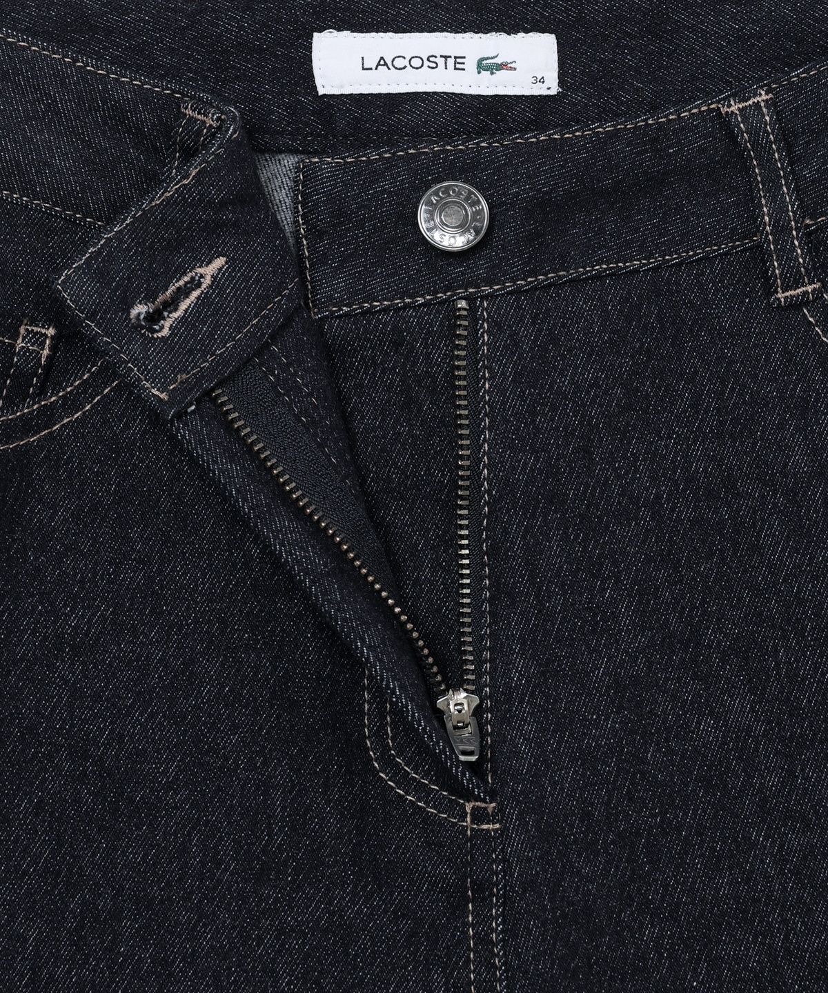 라코스테(LACOSTE) 여성 세미와이드 데님라이크 팬츠 HF609E-56N HDE