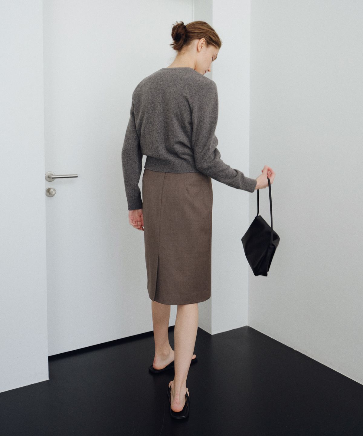로트(LOTE) Cashmere Wool Crew Cardigan_4 Color