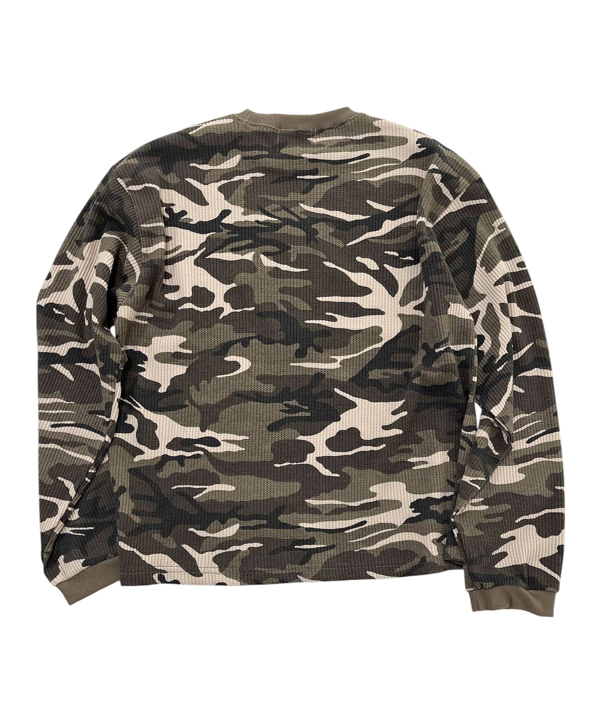 스케이터락(SK8ER ROCK) Cross Camouflage Waffle T-Shirt (Beige)