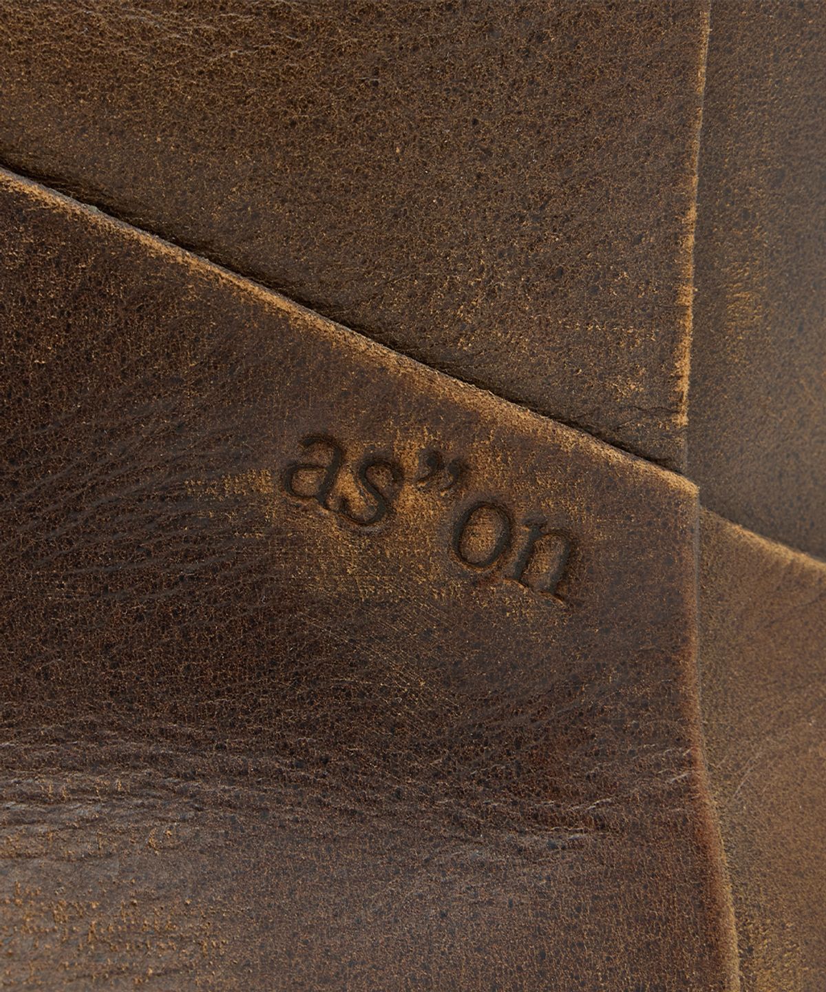 애즈온(ASON) [ASON X NEGATIVETHREE] ENGINEERED BOOTS / VINTAGE BROWN