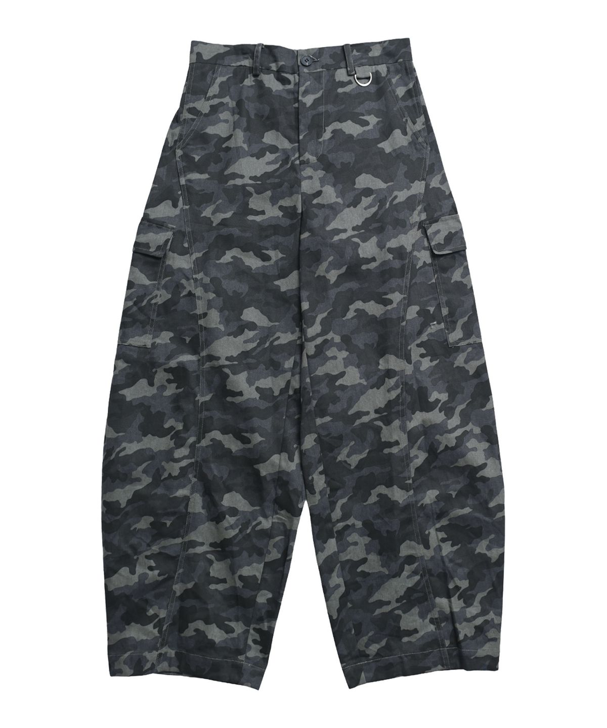 텐 패스트 세븐(TEN PAST SEVEN) 와이드 바렐 카모 카고 팬츠 (2 Colors)