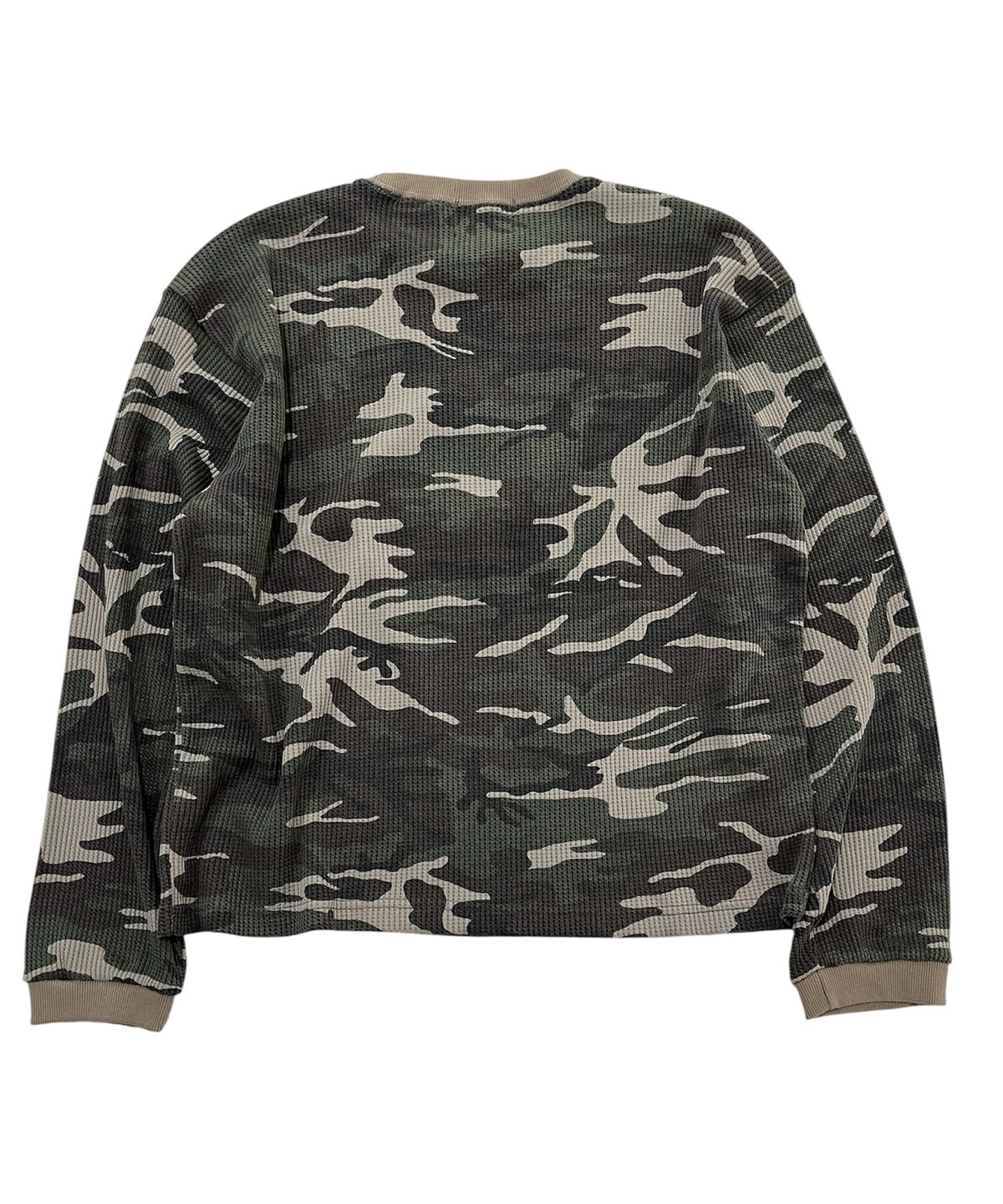 스케이터락(SK8ER ROCK) Cross Camouflage Waffle T-Shirt (Khaki)