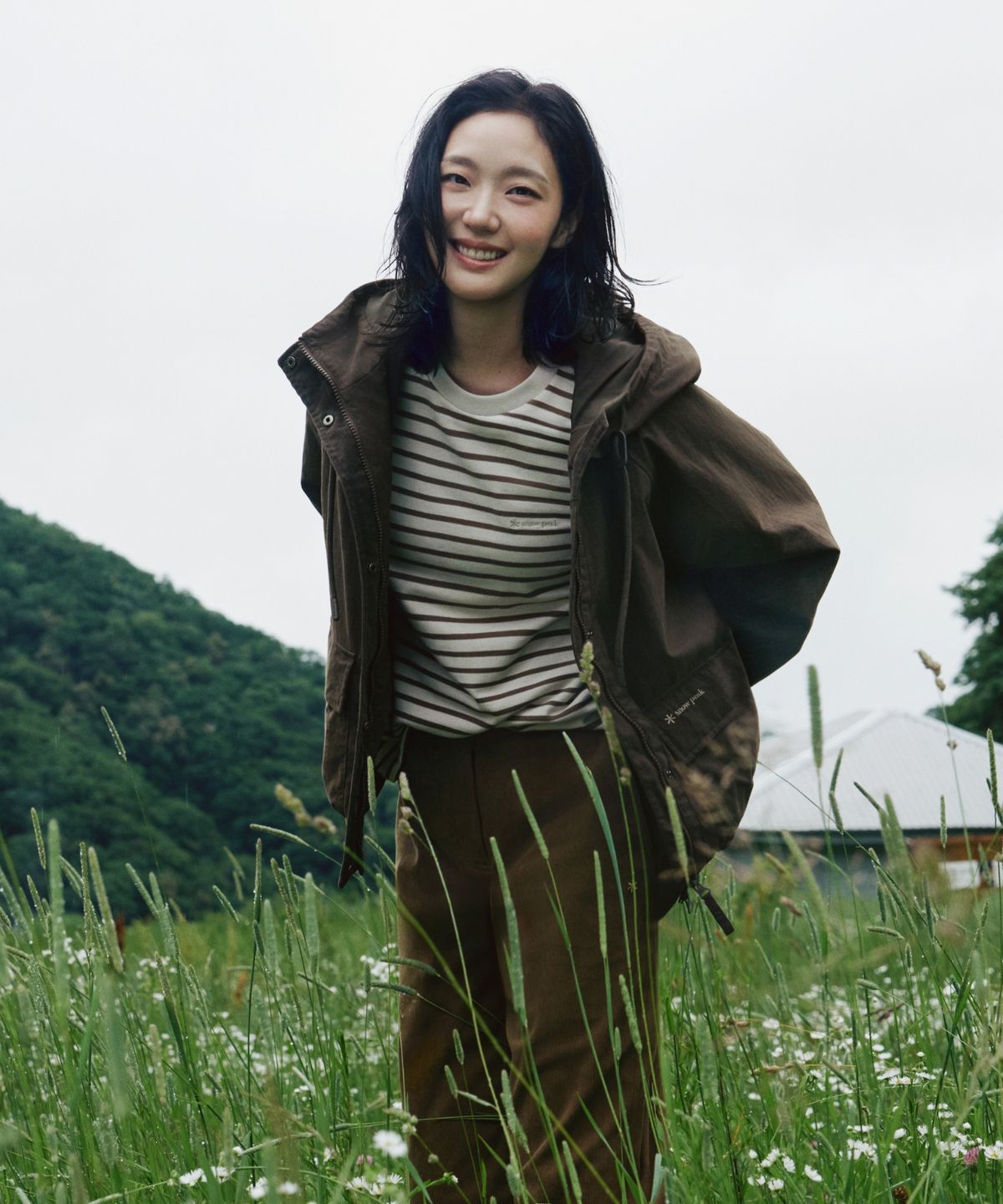 스노우피크 어패럴(SNOWPEAK APPAREL) 코듀로이 여성 팬츠 (S26FWFPT71) Yellow Khaki