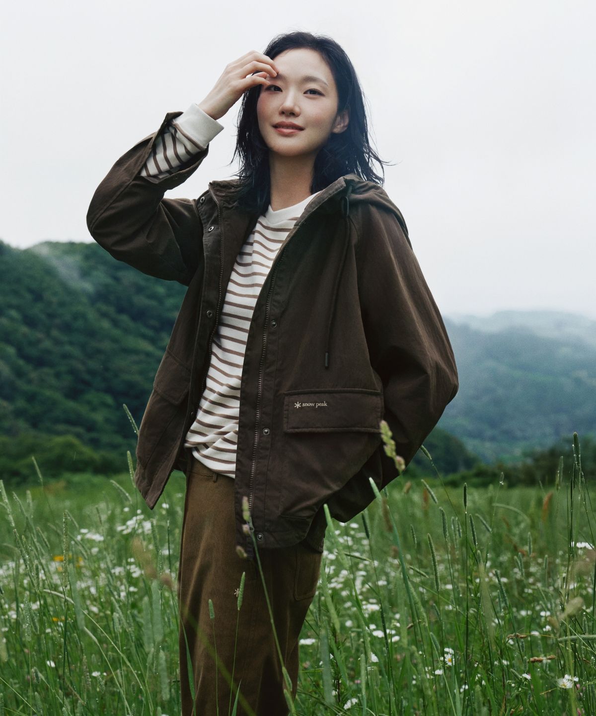스노우피크 어패럴(SNOWPEAK APPAREL) 코듀로이 여성 팬츠 (S26FWFPT71) Yellow Khaki