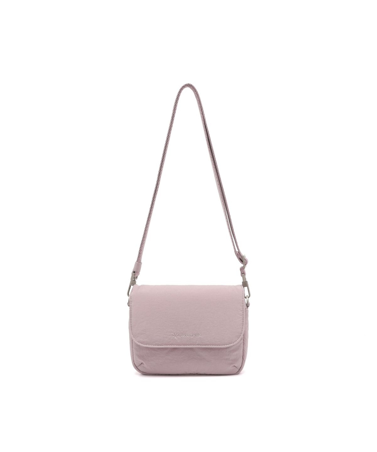 스노우피크 어패럴(SNOWPEAK APPAREL) 랜드 프리마로프트 벨트 크로스백 1L (S26WWGCB50) Light Pink
