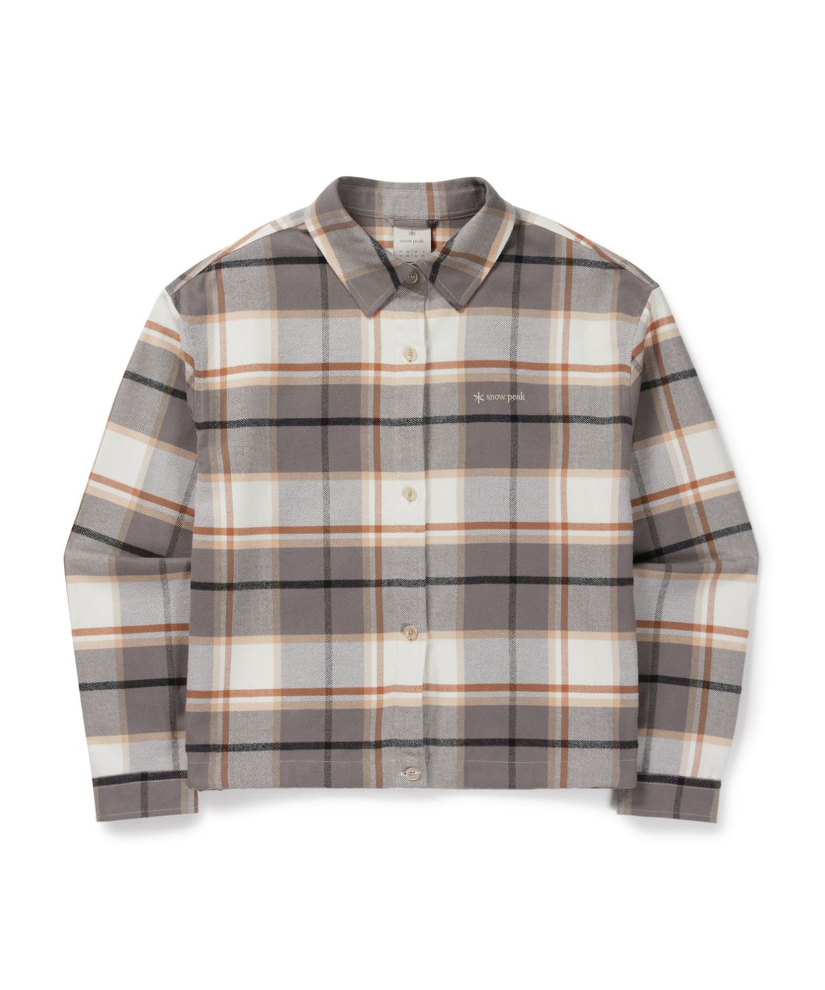 스노우피크 어패럴(SNOWPEAK APPAREL) 여성 체크 셔츠 (S26WWFSH03) Light Beige