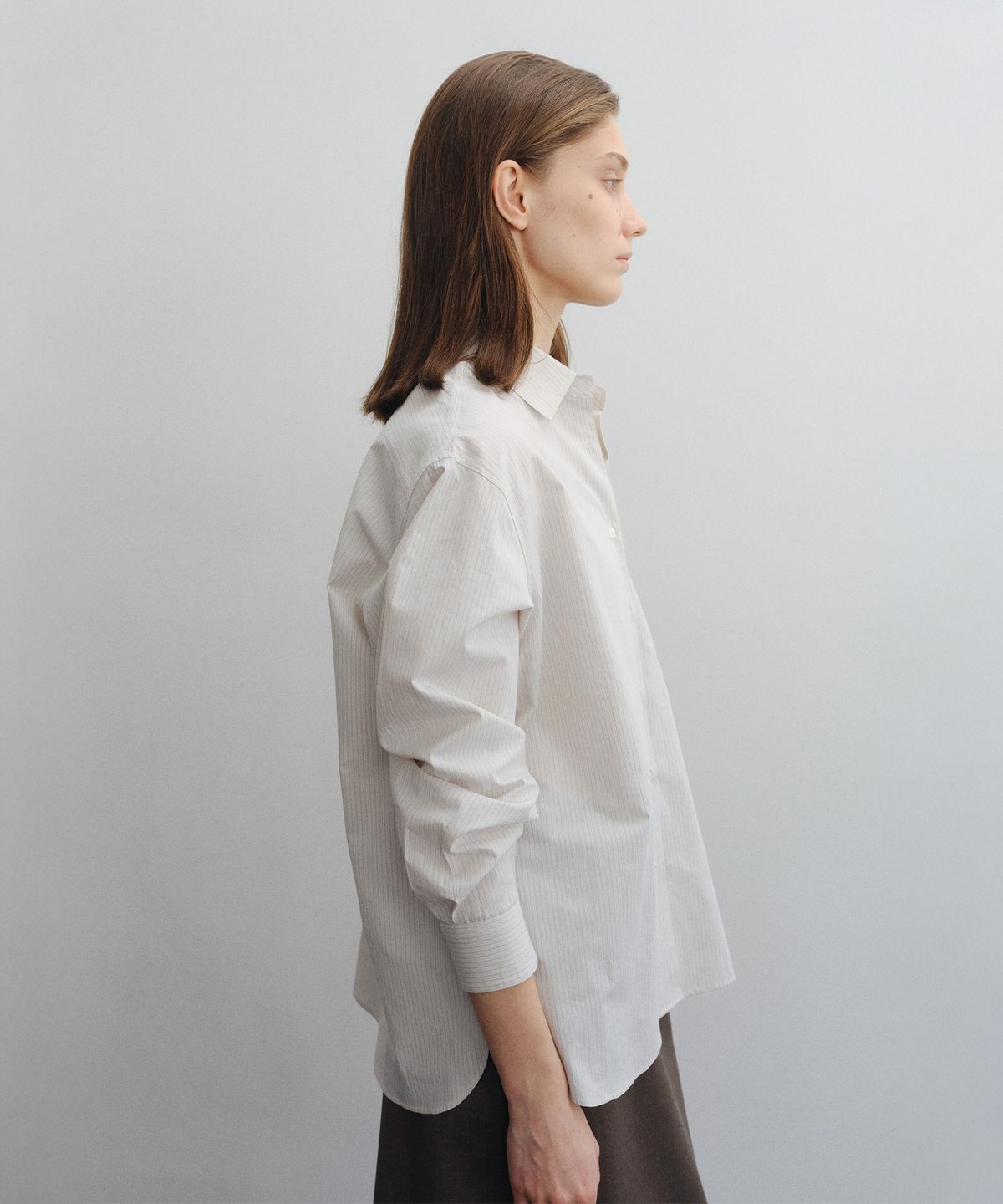 로트(LOTE) Exclusive Organic Cotton Stripe Shirt