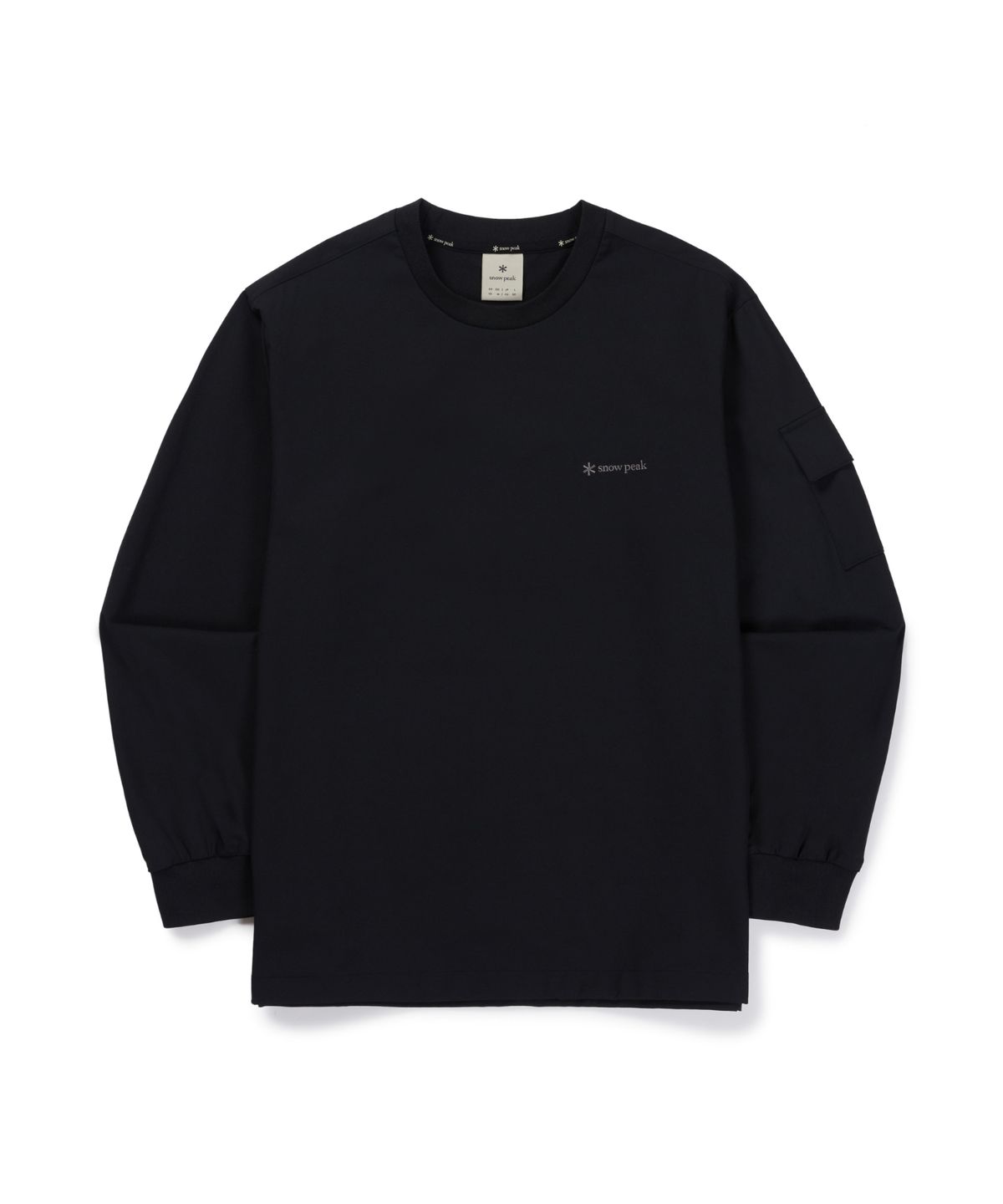 스노우피크 어패럴(SNOWPEAK APPAREL) 라고 맨투맨 (S26FMTHT32) Black