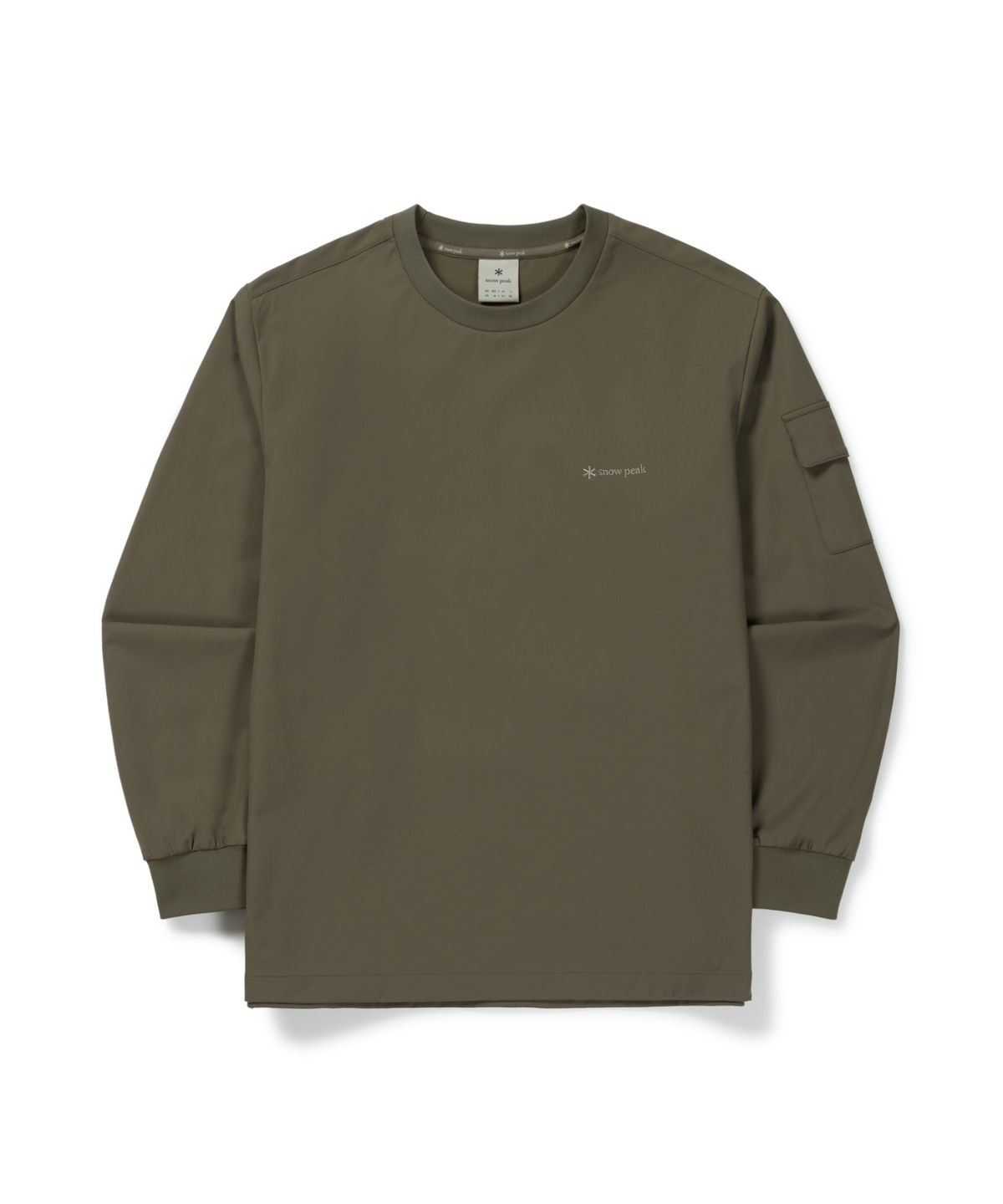 스노우피크 어패럴(SNOWPEAK APPAREL) 라고 맨투맨 (S26FMTHT32) Tan Gray