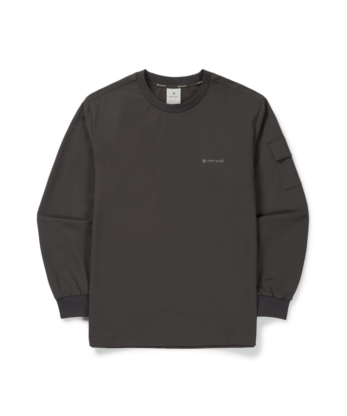 스노우피크 어패럴(SNOWPEAK APPAREL) 라고 맨투맨 (S26FMTHT32) Chocolate Khaki