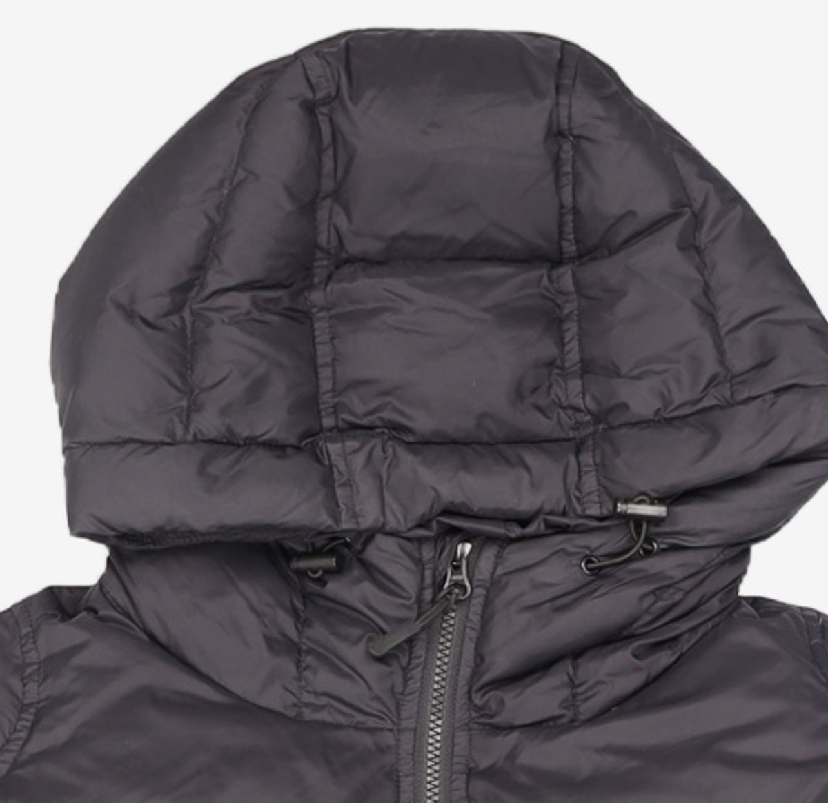 노매뉴얼(NOMANUAL) DIVISION HOODED DUCK DOWN - BLACK 105