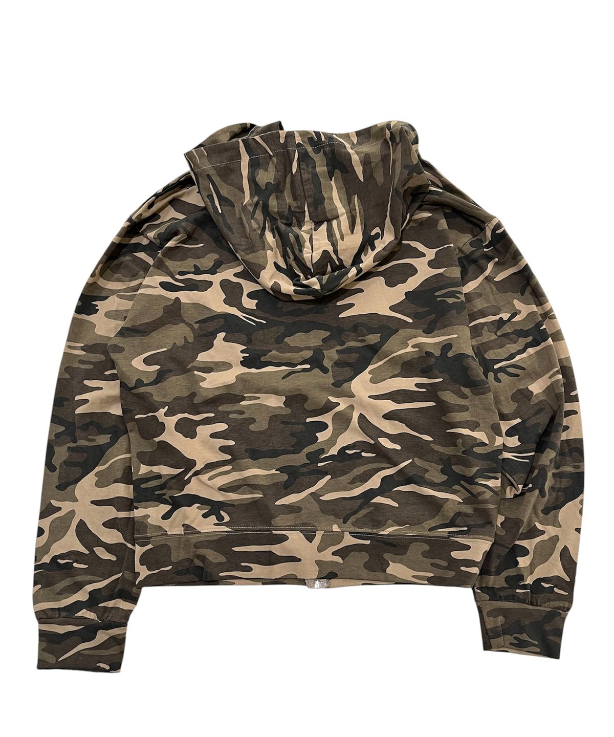 스케이터락(SK8ER ROCK) Cross Camouflage Hood Zip-Up (beige)