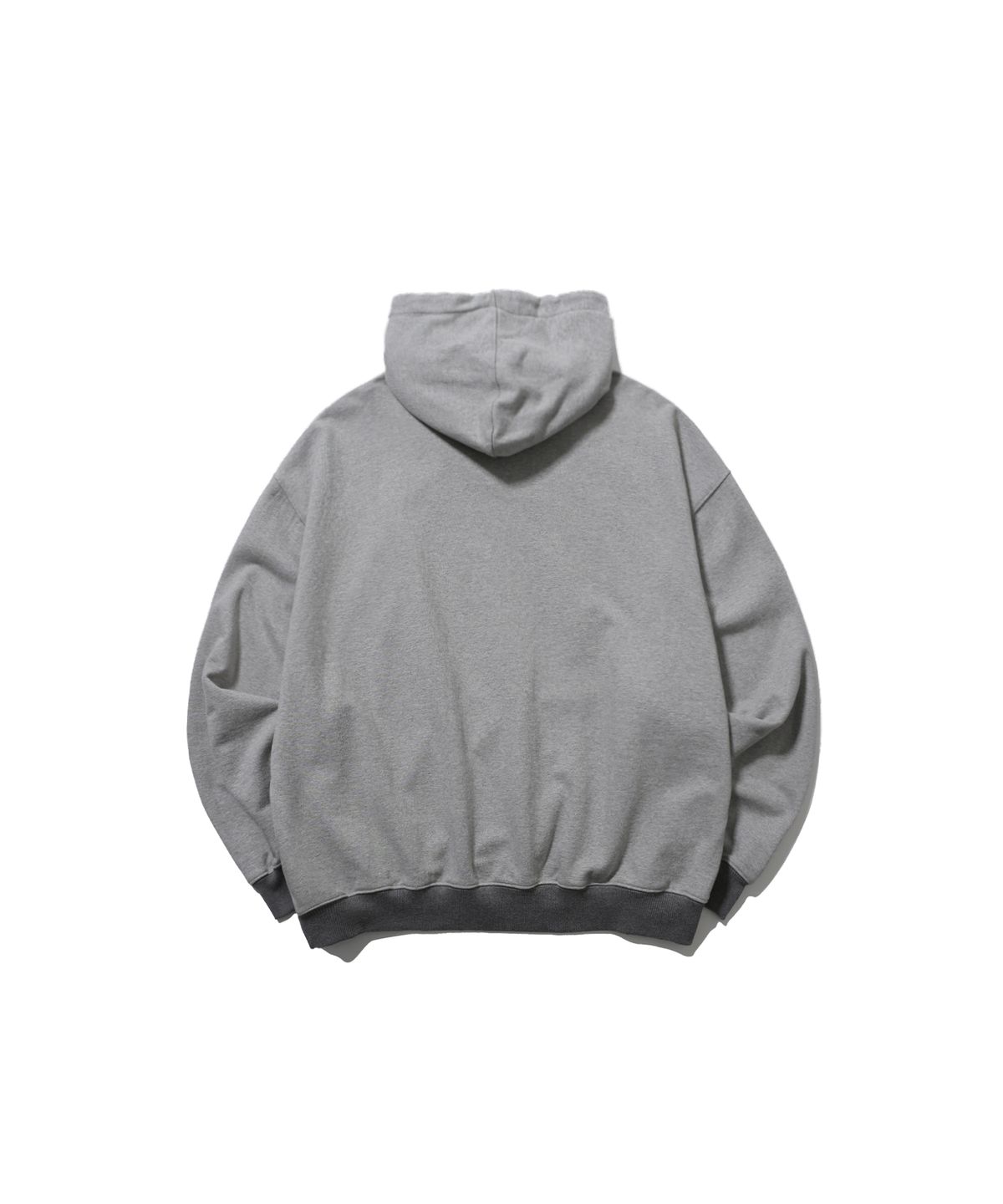 앵글런(ANGLAN) College Graphic Hoodie - Melange Grey