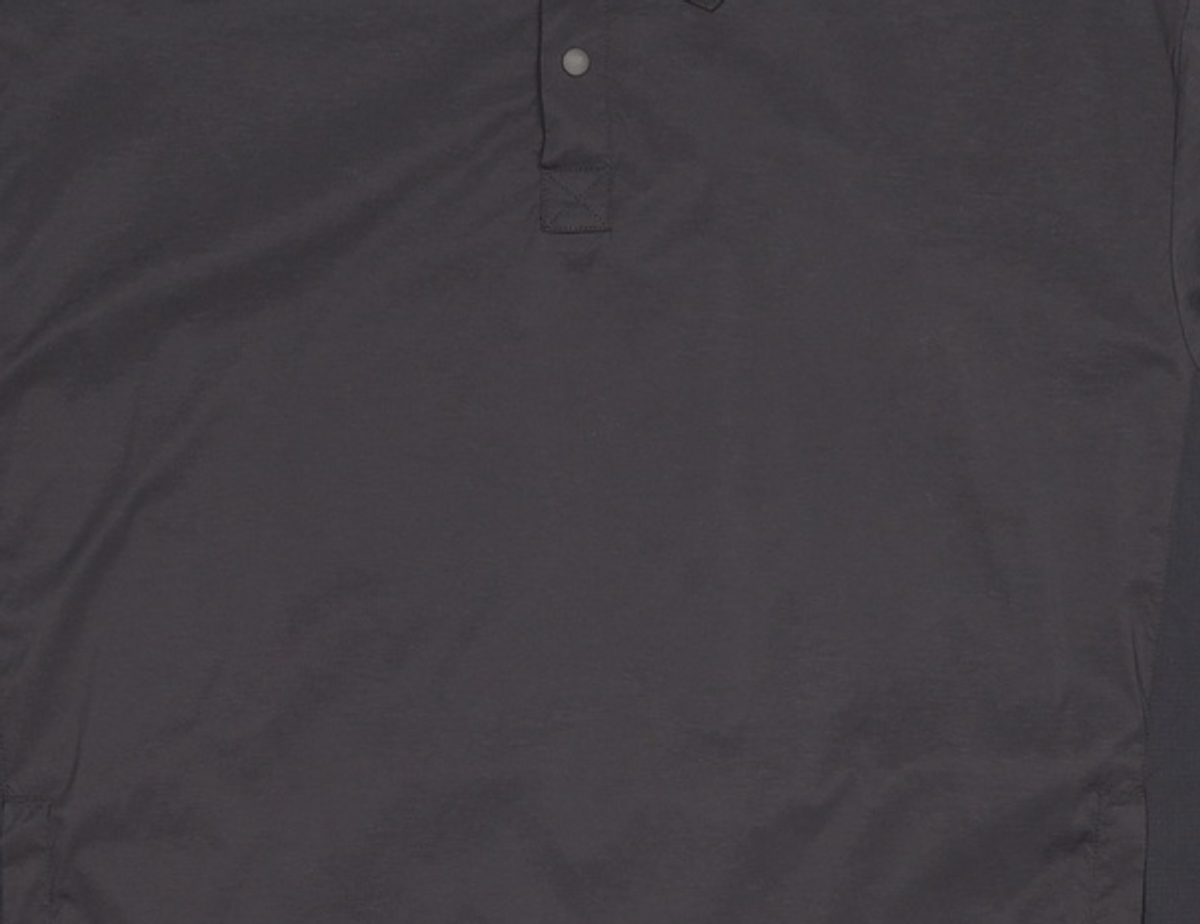 무신사 스탠다드 스포츠(MUSINSA STANDARD SPORTS) AEROMOVE™ GOLF MESH HYBRID POLO LONG SLEEVE/BLKBLACK XXL