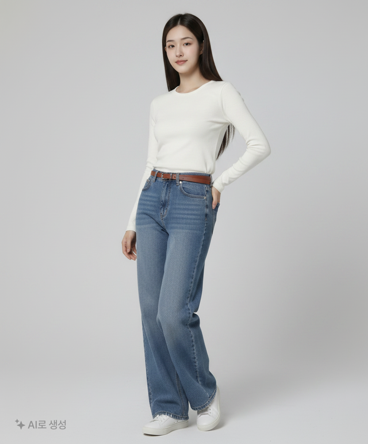오디너리 홀리데이(ORDINARY HOLIDAY) 와이드 데님 팬츠 [BLUE] OSS