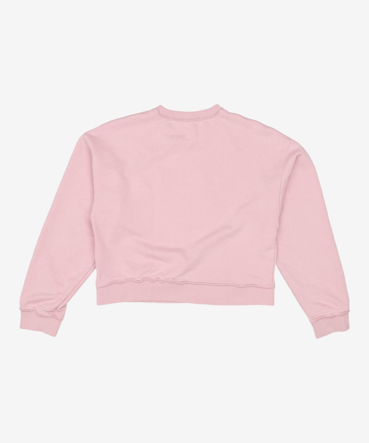 마리떼 프랑소와 저버(MARITHÉ + FRANҪOIS GIRBAUD) W CROP CLASSIC LOGO DENIM PATCH SWEATSHIRT dark pink M