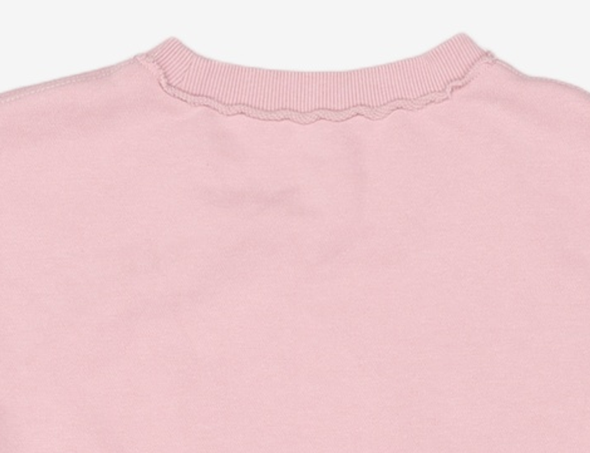마리떼 프랑소와 저버(MARITHÉ + FRANҪOIS GIRBAUD) W CROP CLASSIC LOGO DENIM PATCH SWEATSHIRT dark pink M