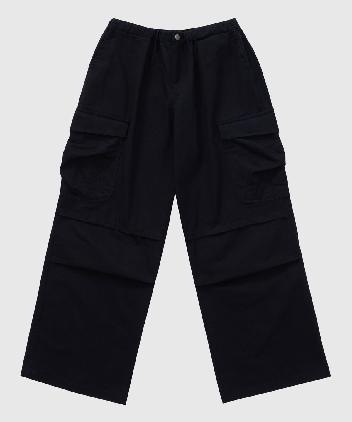 필프(PEALP) WIDE STRAIGHT CARGO PANTS 61 (BLACK)