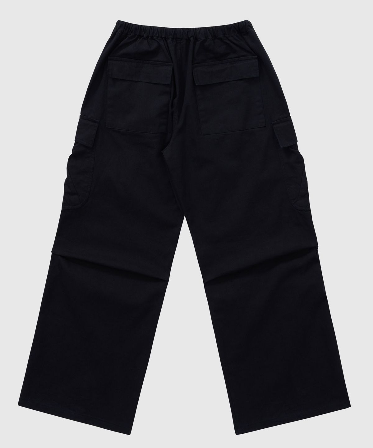 필프(PEALP) WIDE STRAIGHT CARGO PANTS 61 (BLACK)