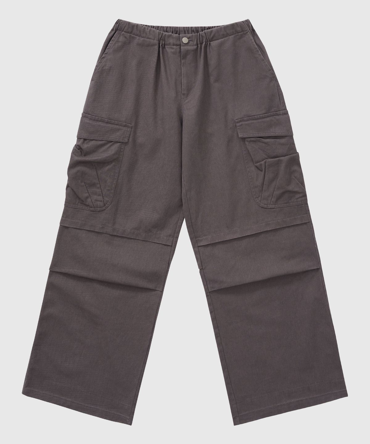 필프(PEALP) WIDE STRAIGHT CARGO PANTS  61 (DUSTY PURPLE)