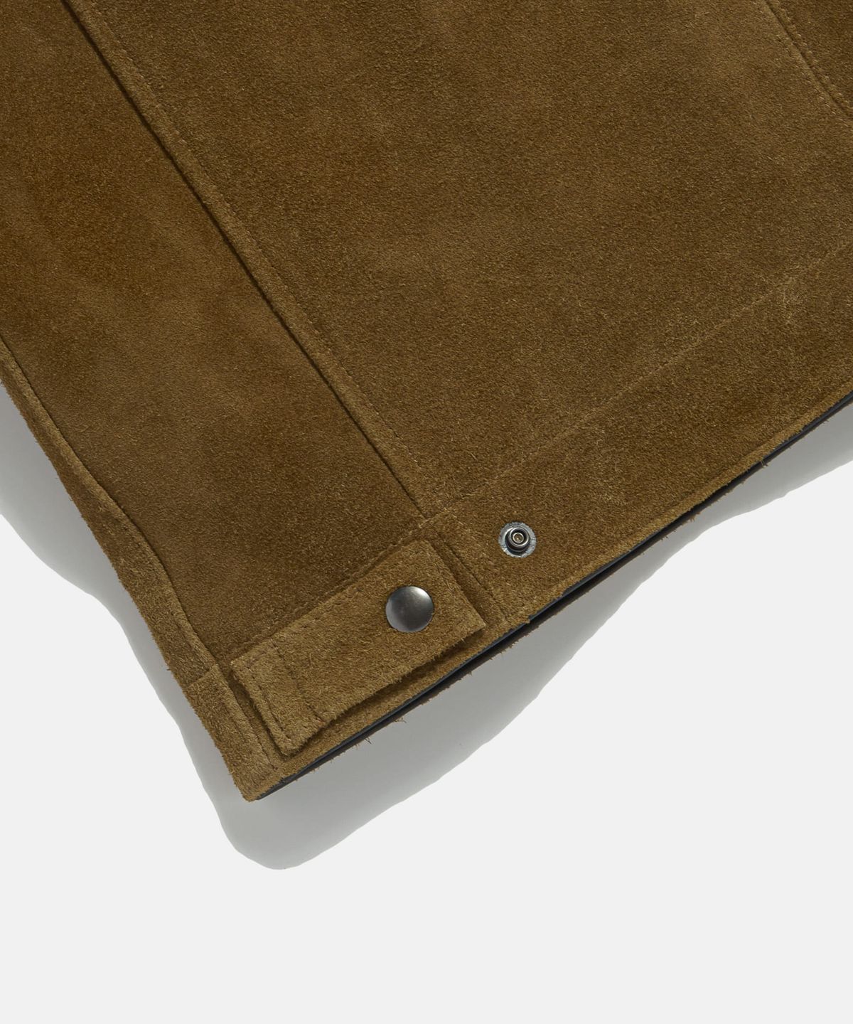 에스피오나지(ESPIONAGE) Suede Leather Single Jacket Camel