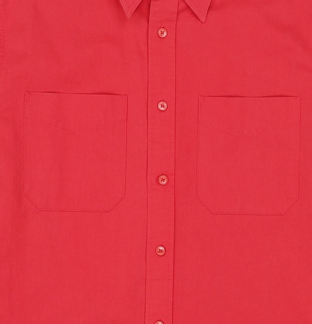 제너럴 아이디어(GENERAL IDEA) UNISEX 워시드 워크 셔츠 [RED] / SBD4U03010 S