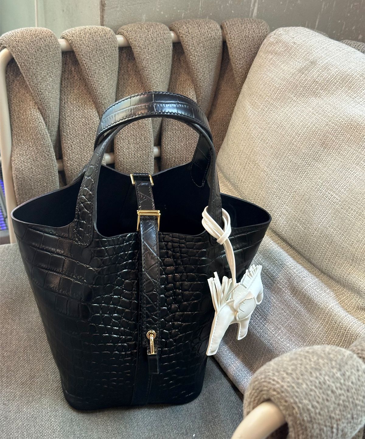 드왓츄럽(DWYL) 크로커 토트백 CROCO TOTE BAG
