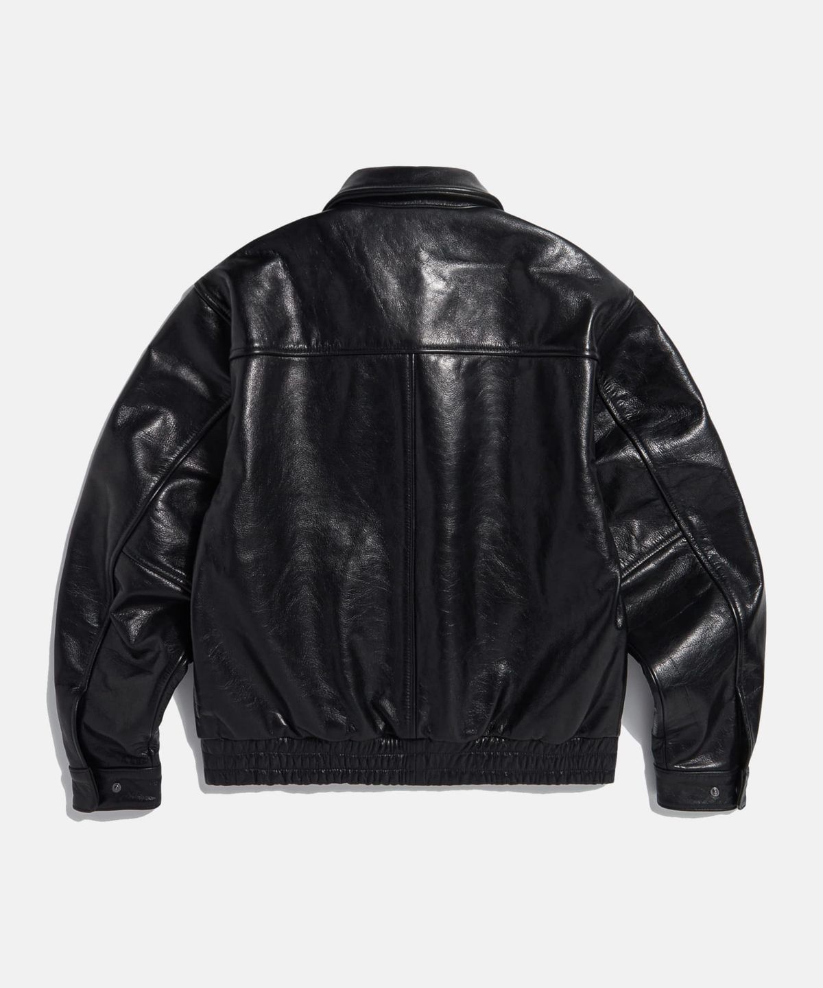 에스피오나지(ESPIONAGE) Buffalo Leather A-2 Jacket Black