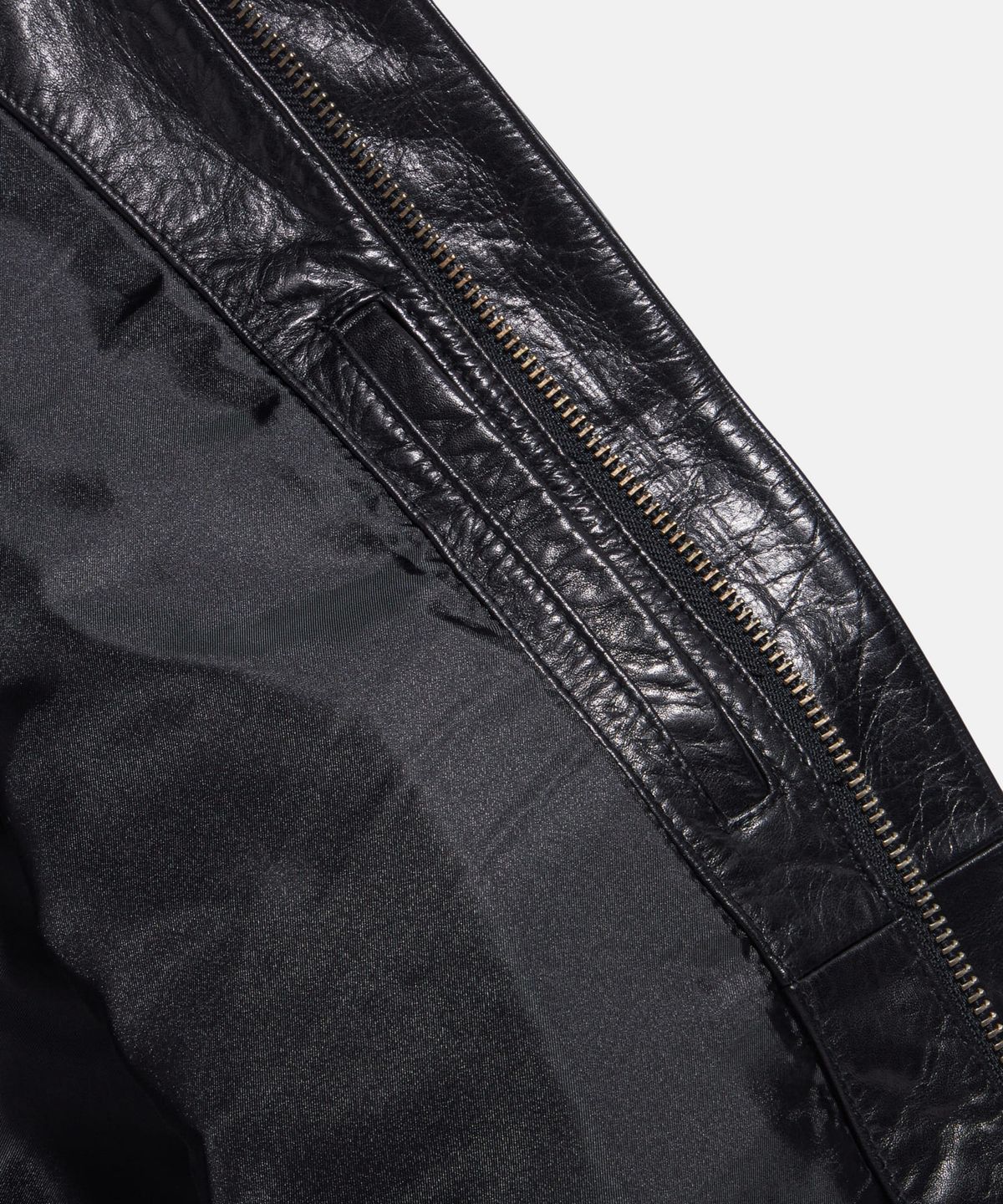 에스피오나지(ESPIONAGE) Buffalo Leather A-2 Jacket Black